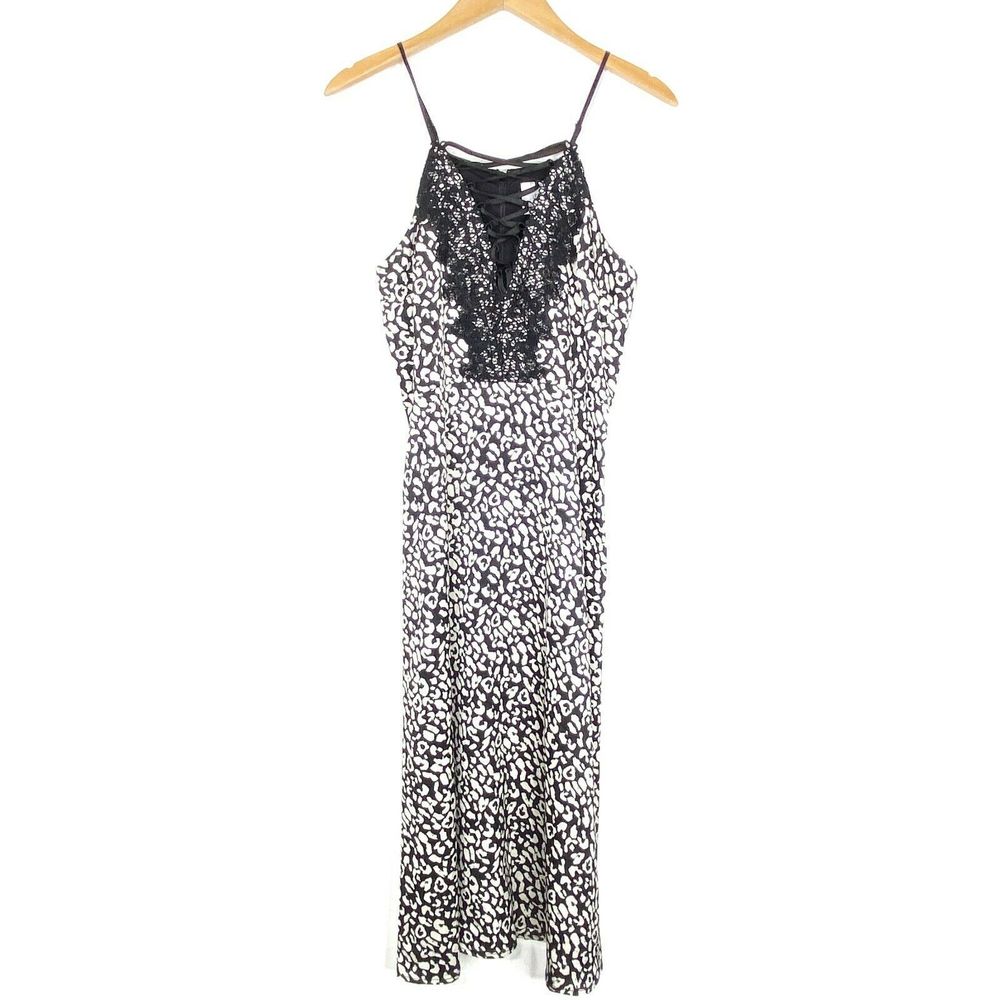 JOA JUST ONE ANSWER slip dress Medium animal print